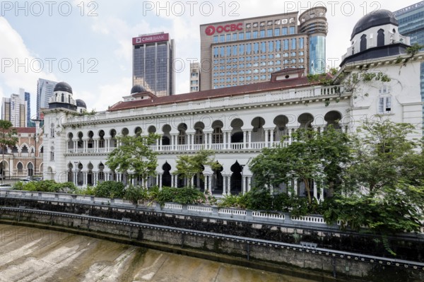 Sultan Abdul Samad Jamek building along the River of Life, Kuala Lumpur, Malaysia, Asia
