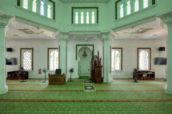Sultan Abdul Samad Jamek mosque, Prayer Hall, Kuala Lumpur, Malaysia, Asia