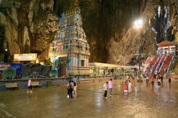 Sri Velayuthar Temple inside Batu Caves, Kuala Lumpur, Malaysia, Asia