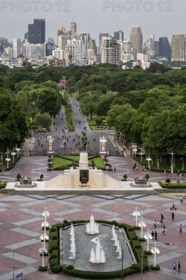 Skyline Lumpini Park, Bangkok, Thailand