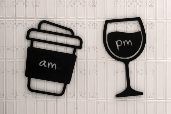 Symbol photo Soft drink AM Morning Alcohol PM Afternoon