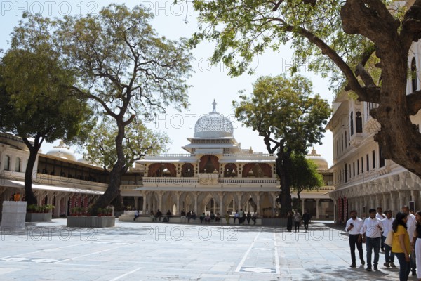 Chowmukha Pavilion, City Palace, Udaipur, Rajasthan, India