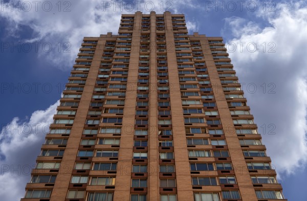 Residential tower block, New York City, USA