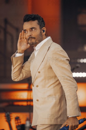 Giovanni Zarrella live on An Italian Summer Night Tour at the Classic Open Air at Berlin's Gendarmenmarkt on 18 July 2025