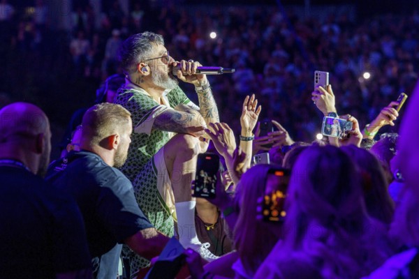 Sido live in the audience on 25 years of SIDO - The anniversary tour at the Berlin Waldbühne on 18 July 2025