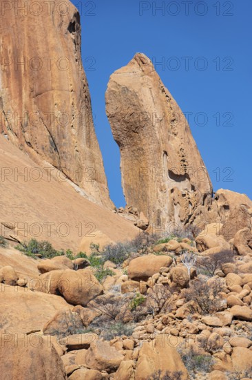 Rock formation, Pontok Mountains, Great Spitzkoppe, Spitzkoppe, Great Spitzkoppe Nature Reserve, Namibia