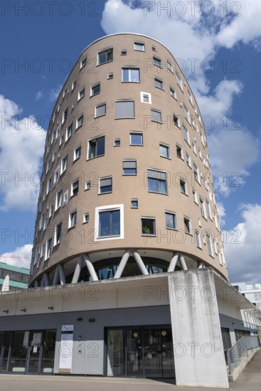 GZT Gästehaus der Universitätsklinik Tübingen, moderne Architektur, Baden-Württemberg, Deutschland