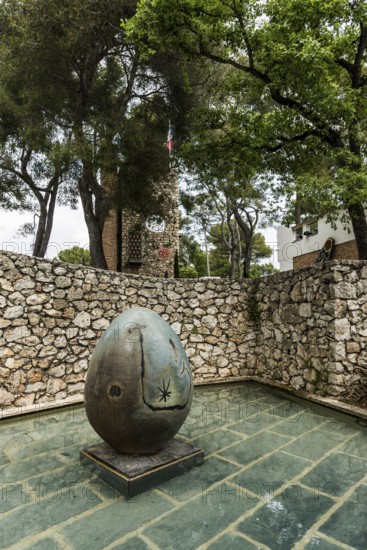 Museum, Fondation Maeght, artist Joan Miro, St. Paul de Vence, Provence Alpes Côte d'Azur, South of France, France