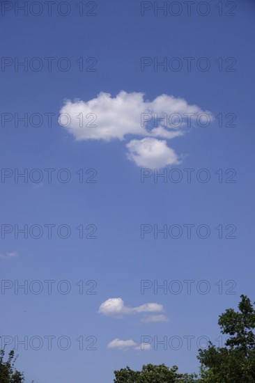 Summer sky with clouds, Germany