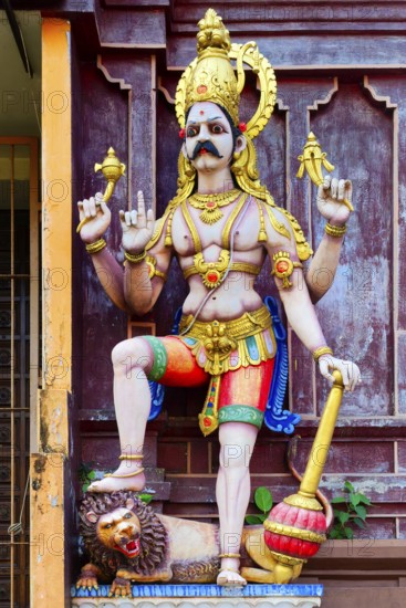Sri Kailasanathar Swamy Hindu Temple, Dvarapala, Door guard, Colombo, Sri Lanka