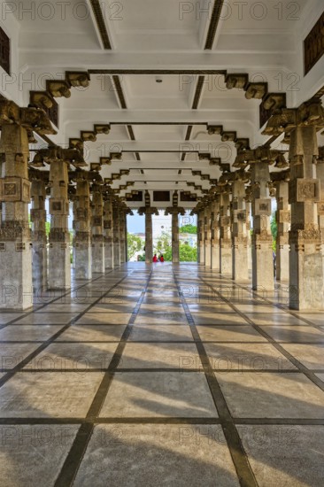 Independence Memorial Hall in Cinnamon Gardens, Colonnade, Colombo, Sri Lanka