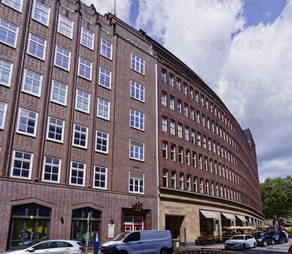 The Mohlenhof is one of the Kontorhaus office buildings that were built in Hamburg's city centre at the beginning of the 20th century. The Kontorhaus district was listed as a UNESCO World Heritage Site in 2015. Hamburg, Germany