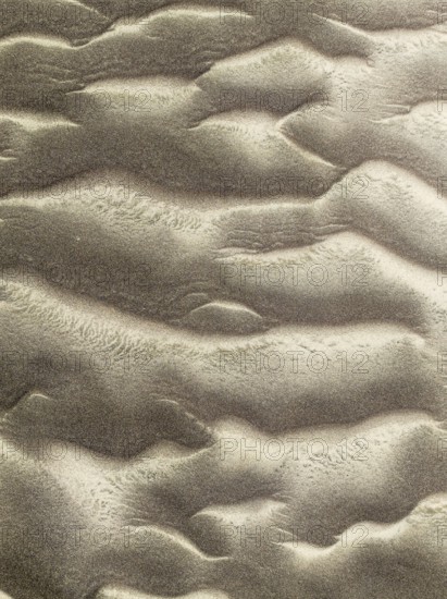 Patterns in the sand of the Namib Desert. Aerial view. Drone shot. Skeleton Coast National Park, Namibia