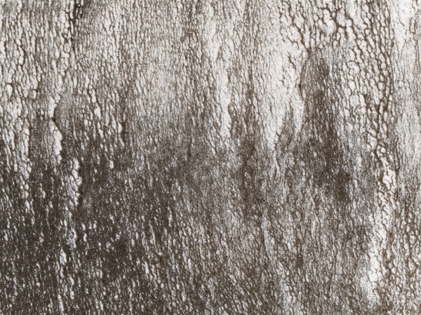 Saline deposits at the salt works of Walvis Bay. Aerial view. Drone shot. Namibia