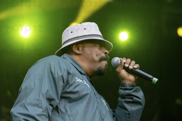 Sen-Dog, Rapper, Hill, Hip-Hop, Rap, USA, open air at the Citadel Music Festival, 09.07.2025, Zitadelle Spandau, Berlin, Germany < english> Cypress Hill, HipHop, Rap, USA, open air at the Citadel Music Festival, July 9, 2025, Spandau Citadel, Berlin, Germany