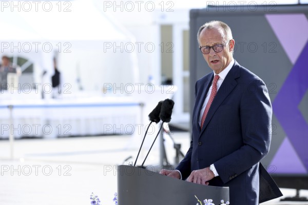 Friedrich Merz also Joachim-Friedrich Martin Josef Merz, Chancellor of the Federal Republic of Germany - Festakt 70 Jahre Deutschland in der NATO, Federal Ministry of Defence, Berlin, 09.7.25