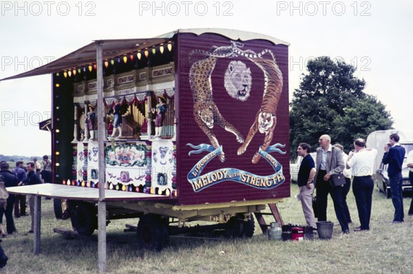 Fairground Limonaire pipe organ, England, UK 1970s