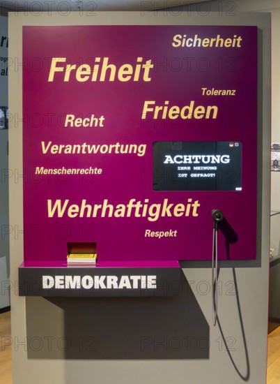 Historical exhibition on democracy and socialism, Garrison Church, Potsdam, Brandenburg, Germany