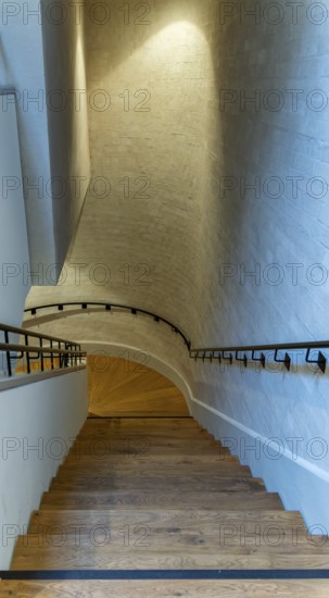 Staircase in the newly built garnison church in Potsdam, Brandenburg, Germany