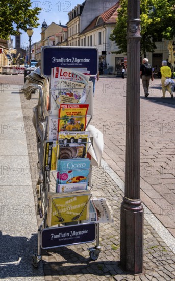 Book and newspaper shop, Brandenburger Straße, Potsdam, Brandenburg, Germany