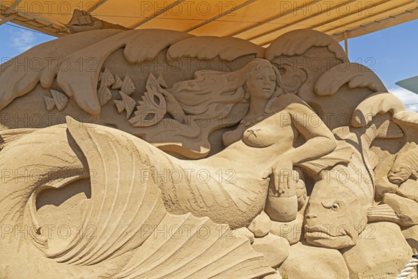 The Mysterious Mermaid by Artem Samoylov and Arsentiy Samoylov from Ukraine, Sandwelt, Warnemünde, Rostock, Mecklenburg-Vorpommern, Germany