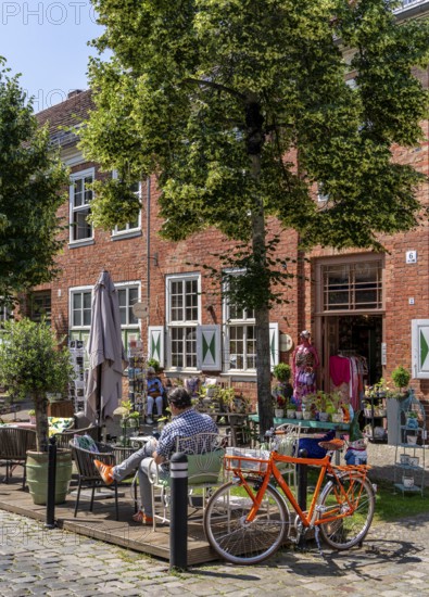 Detail photo, Houses in the Holländerviertel, Old Town of Potsdam, Brandenburg, Germany