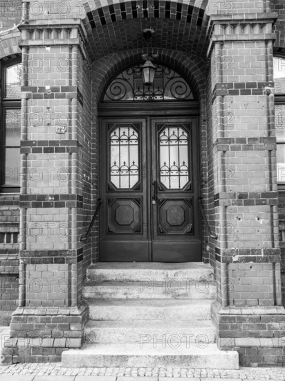House entrance door, Mecklenburg-Western Pomerania, Germany