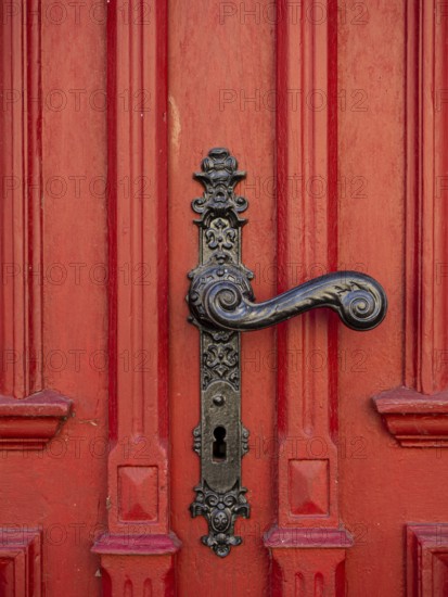 Old door handle, Mecklenburg-Western Pomerania, Germany