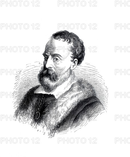 Paolo Veronese (born 1528 in Verona, died 1588 in Venice), Italian painter, is considered one of the most important masters of late Renaissance and Venetian painting. His real name was Paolo Cagliari, also Paolo Caliari, Historical, digitally restored reproduction of a 19th century original