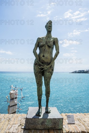 Sculpture, artist Germaine Richier, Musée Picasso, Antibes, Provence Alpes Côte d'Azur, South of France, France