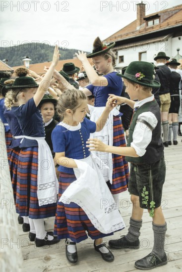 Traditional traditional costume anniversary of the Trachtenverein Schliersee Stamm 1888, Schliersee, Upper Bavaria, Bavaria, Germany, 2025