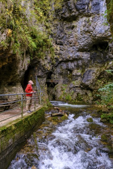 Canyon Rio Sass, Fondo, Val di Non, Trentino, Italy