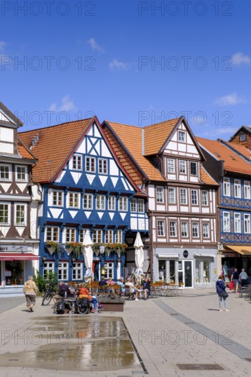 Half-timbered houses, Krambuden, Wolfenbüttel, Lower Saxony, Germany