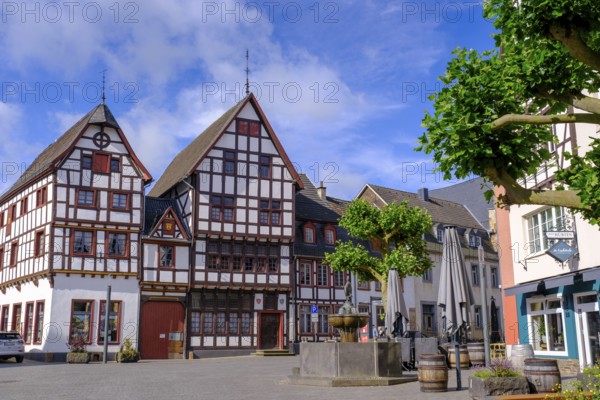 Am Markt, Old Town, Bad Münstereifel, Eifel, Euskirchen district, North Rhine-Westphalia, Germany