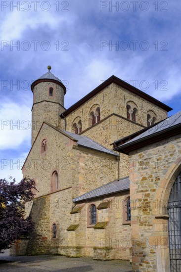 Collegiate church, St. Chrysanthus and Daria, Bad Münstereifel, Eifel, Euskirchen district, North Rhine-Westphalia, Germany