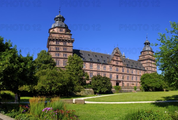 Aschaffenburg Castle, Aschaffenburg am Main, Lower Franconia, Franconia, Germany