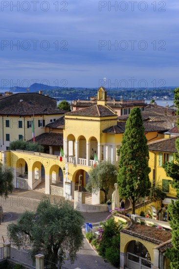 Piazza del Caduti, Gardone Riviera, on Lake Garda, Lombardy, Italy