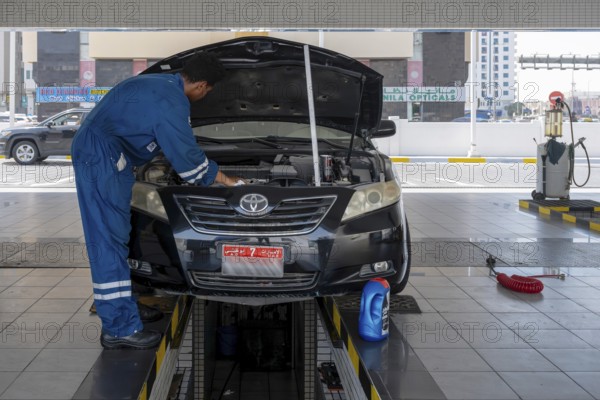 Toyota garage, Abu Dhabi, United Arab Emirates