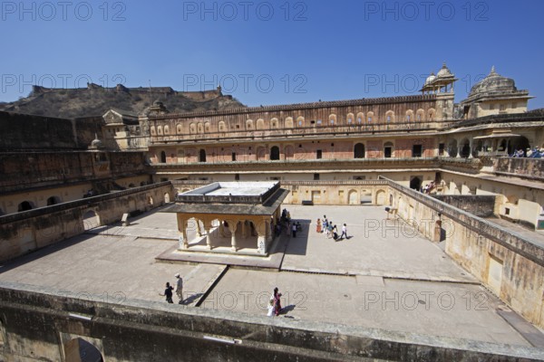 Women's Wing or Wing of the Queens in the Amber Fort or Fortress, Jaipur, Rajasthan, India