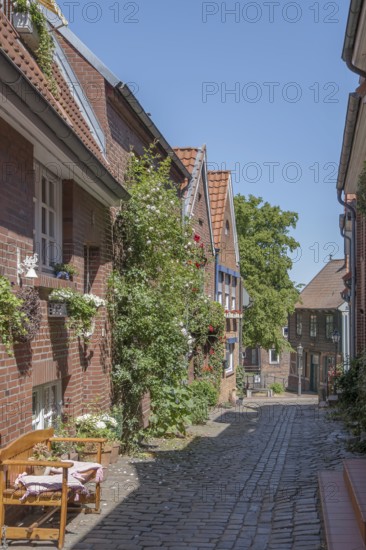 Altstadtgasse in Stade, Lower Saxony, Germany