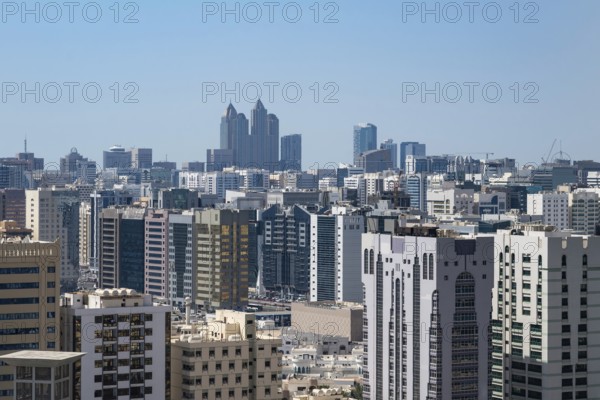 Residential neighbourhood Skyscraper, Abu Dhabi, United Arab Emirates