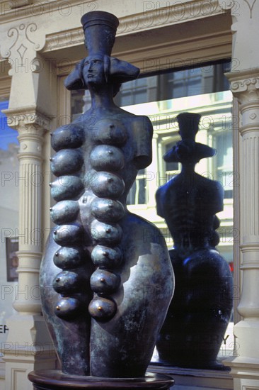Sculpture Goddess of Fertility, artist Caroliyn Serrano, New York, City, USA