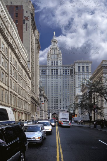 Largest administration building in Manhattan, New York City. USA