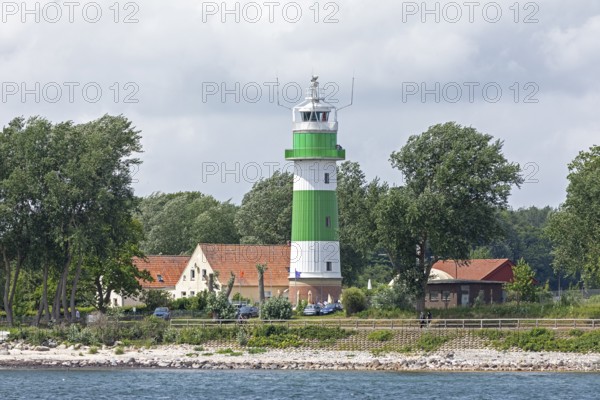 Lighthouse BÃ¼lk, Kieler Woche, Kiel Fjord, Strande, Kiel, Schleswig-Holstein, Germany