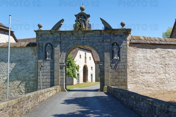 MarienmÃ¼nster Abbey is a former Benedictine monastery in the North Rhine-Westphalian town of MarienmÃ¼nster. The monastery was abolished in 1803 and is now a recognised place of pilgrimage. The former abbey church is the parish church of the parish of St James the Elder and is part of the MarienmÃ¼nster pastoral network in the Höxter deanery of the Archdiocese of Paderborn: MarienmÃ¼nster, North Rhine-Westphalia, Germany