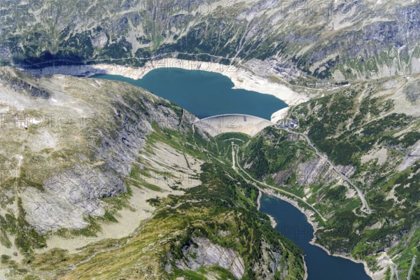 Maltakraftwerk, hydropower plant, Carinthia, upper stage, reservoir, Kölnbrein, Verbund Hydro Power GmbH, energy, dam, Austria