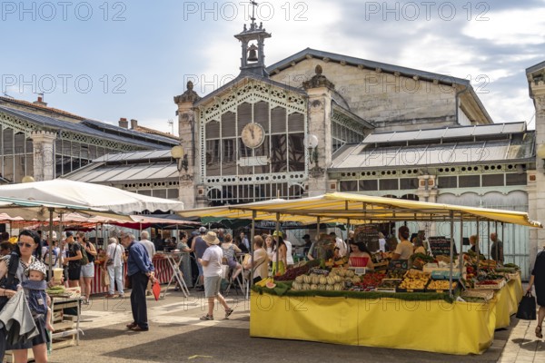 The market in La Rochelle, France