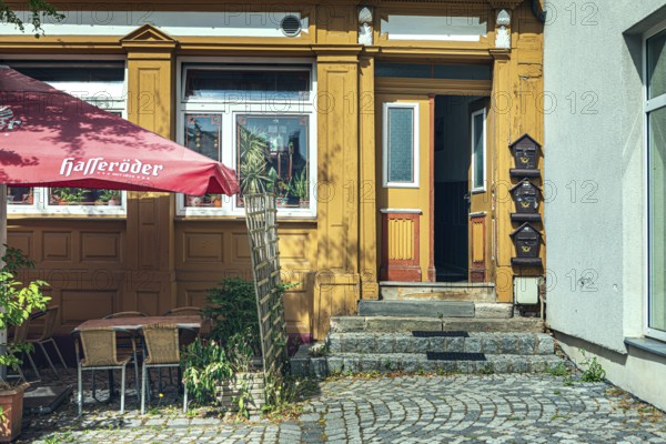 Asian restaurant in the Marktstrasse in Ilmenau, Thuringia, Germany