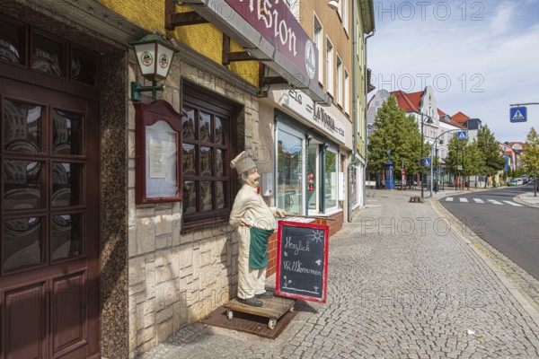 Restaurant Zur Post in the MÃ¼hltor in Ilmenau, Thuringia, Germany