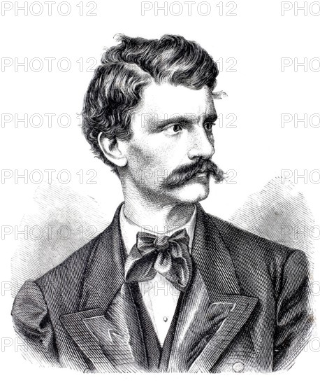 Carl Theodor Piloty, from 1860 von Piloty, also Karl (1 October 1826 - 21 July 1886), was a German painter, Historical, digitally enhanced reproduction of a 19th century original